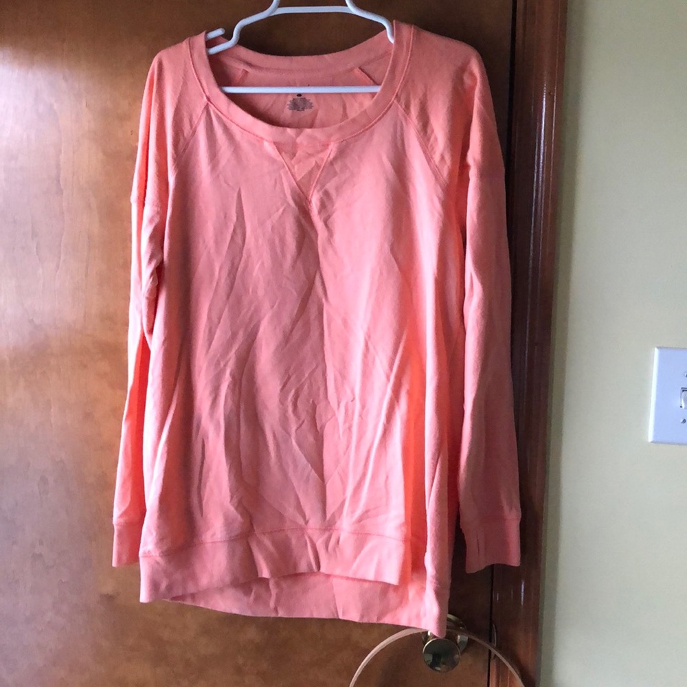 Peach long top